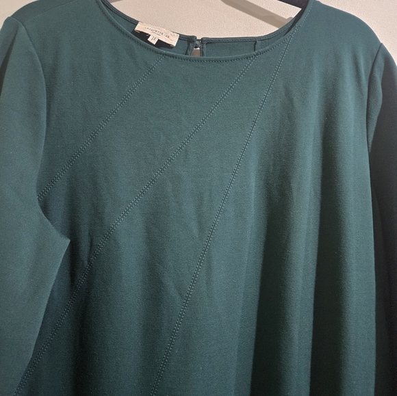 Lafayette 148 Shift Dress Size XXL Emerald Green - Picture 5 of 6